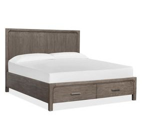 Ashford Lane Dark Umber California King Storage Panel Bed
