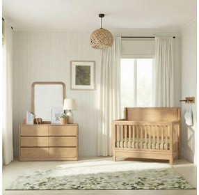 Modena Natural Rectangular Dresser Mirror