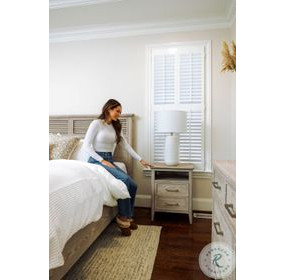 Harborview Glazed Driftwood Bedroom Set