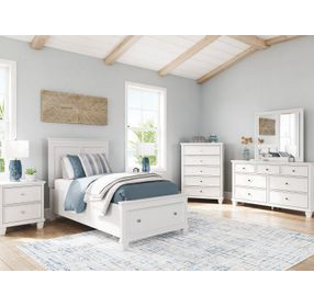 Fortman White Youth Storage Panel Bedroom Set