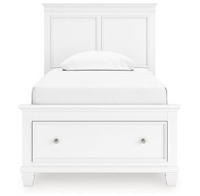 Fortman White Youth Storage Panel Bedroom Set