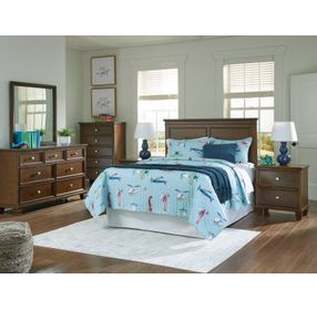 Danabrin Brown 7 Drawer Dresser and Rectangular Mirror