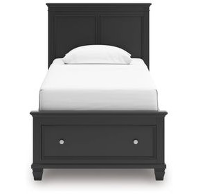 Lanolee Black Youth Storage Panel Bedroom Set