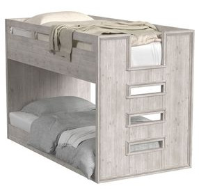 Carlson Washed Linen Youth Bunk Bedroom Set