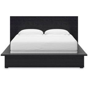 Londer Black King Panel Bed