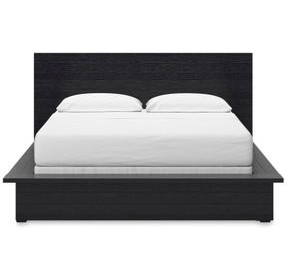 Londer Black California King Panel Bed
