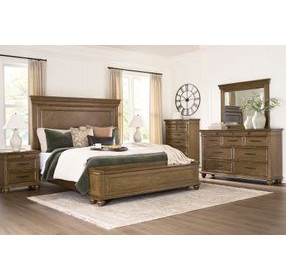 Drojan Medium Brown Storage Panel Bedroom Set