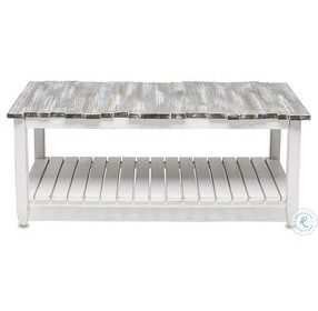 Garden Gate Distressed Grey Rectangular Ocassional Table Set