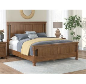 Greddinton Brown California King Poster Bed