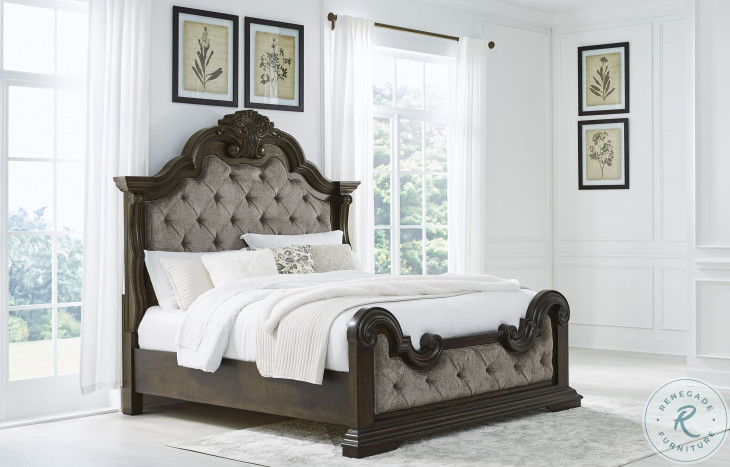 Maylee Dark Brown Panel Bedroom Set from Ashley Furniture | Coleman ...