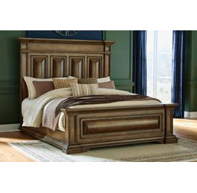 Thoridan Brown California King Panel Bed