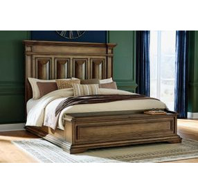 Thoridan Brown Queen Storage Panel Bed