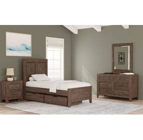 Carlson Harvest Brown 2 Drawer Nightstand