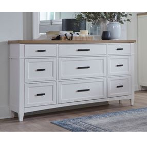 Americana Modern Cotton 9 Drawer Dresser