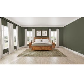 Bandalier Russet King Panel Bed