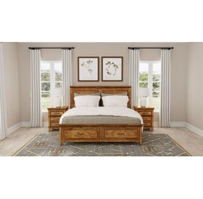 Bandalier Russet California King Storage Panel Bed
