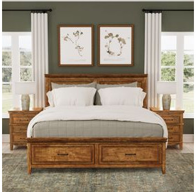 Bandalier Russet Storage Panel Bedroom Set