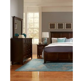 Bonanza Merlot Mansion Panel Bedroom Set
