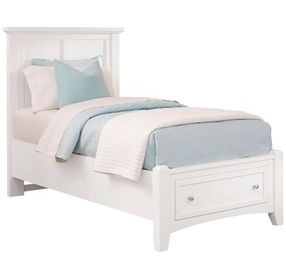 Bonanza White Kids Mansion Storage Panel Bedroom Set