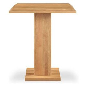 May Natural Oak Square Bar Table Set