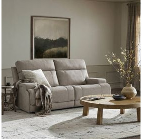 Ashbee Arula Dove 66" Zero Gravity Power Reclining Loveseat with Power Headrest and USB Charging