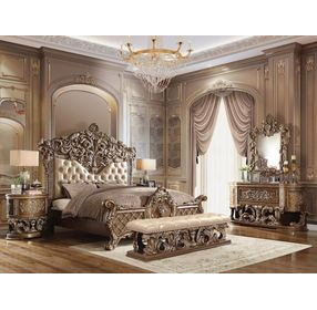 Constantine Brown and Gold Rectangular Wall Mirror