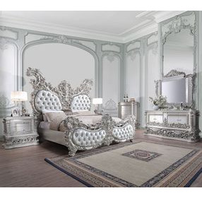 Valkyrie Antique Platinum Rectangular Dresser Mirror