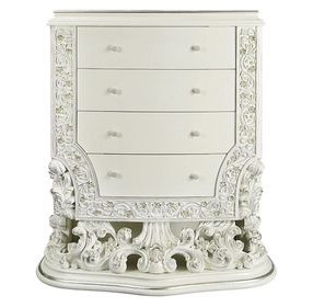 Adara Antique White 4 Drawer Chest