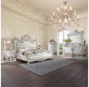 Adara Antique White 4 Drawer Chest