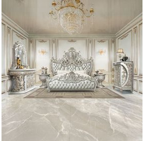 Sandoval Champagne 2 Drawer Nightstand