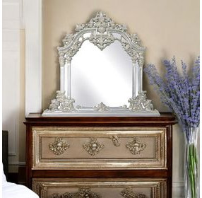 Sandoval Champagne Arched Dresser Mirror