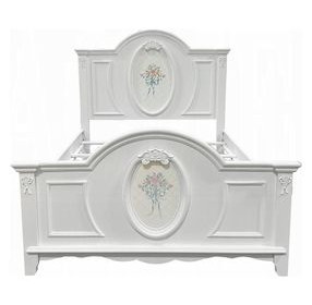 Flora White Youth Storage Panel Bedroom Set