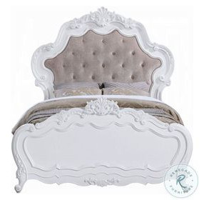 Latisha White Upholstered Bedroom Set