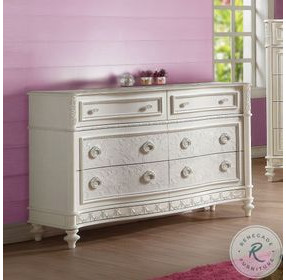 Dorothy Ivory 6 Drawer Dresser