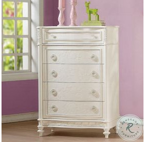 Dorothy Ivory 5 Drawer Chest