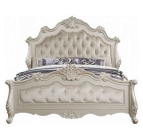 Bently Champagne Upholstered Panel Bedroom Set