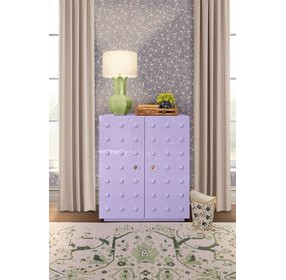 Beau Lavender 2 Door Accent Cabinet