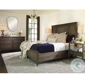 Montgomery Brown Rustic California King Platform Bed