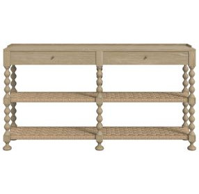 Haven Sun Oak Rectangular Console Table