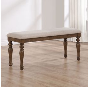 Joanna Brown 44" Upholstered Bench