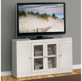 Boca Cottage White 56" TV Console