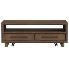 Perth Brown Occasional Table Set with 4 Drawers