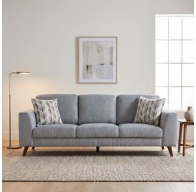 Broadway Blue Gray 87" Sofa