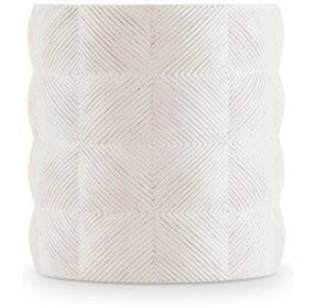 Ballantyne Natural Stonecast Outdoor Round Side Table