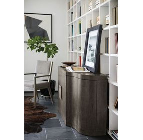 Linea Grey And Cerused Charcoal Arm Chair Set of 2