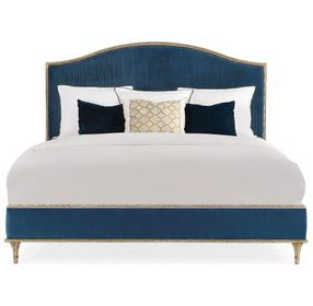 Fontainebleau Aglow Performance Fabric Upholstered Platform Bedroom Set