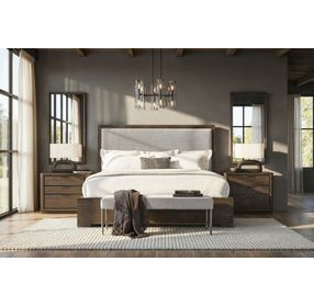 Outline Beige Performance Fabric 58" Outdoor Bench