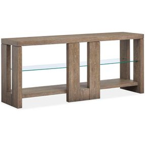 Conway Spiced Brown Rectangular Sofa Table