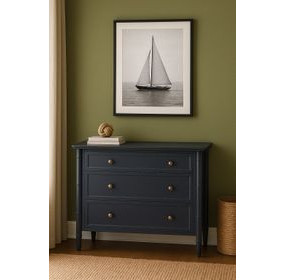 Haven Navy Masterpiece 3 Drawer Bachelor's Chest