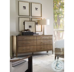 Bowery Place Cerused 6 Drawer Dresser